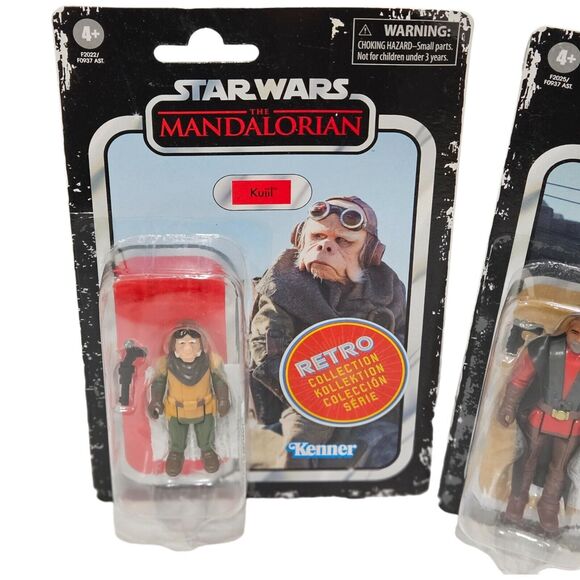3 LOT - Mandalorian Retro Kenner - Greef Karga - Moff Gideon - Kuiil Toy Figures - Picture 4 of 12